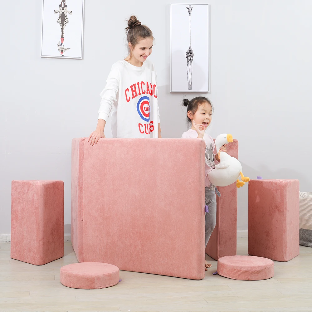 Прямая Продажа с фабрики, новый современный моющийся чехол для игровой спальни, диваны из пенопласта, детский диван, безопасный секционный диван