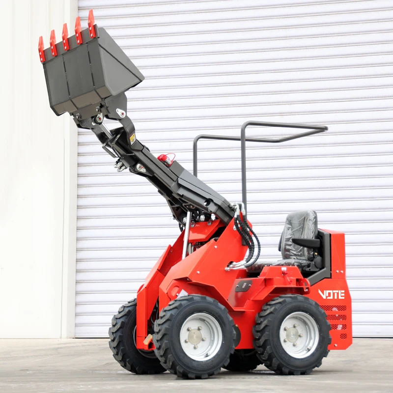 Free Shipping EPA Engine Mini Skid Steer wheel Loader Cheap  Skid Steer Diesel Loaders Recruit Agent Mini Loader