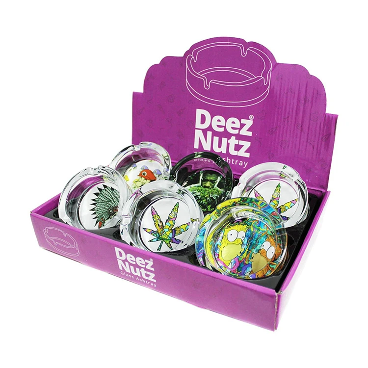 Высококачественная пепельница из стекла смешанного стиля, аксессуары для курения, пепельница с индивидуальным логотипом