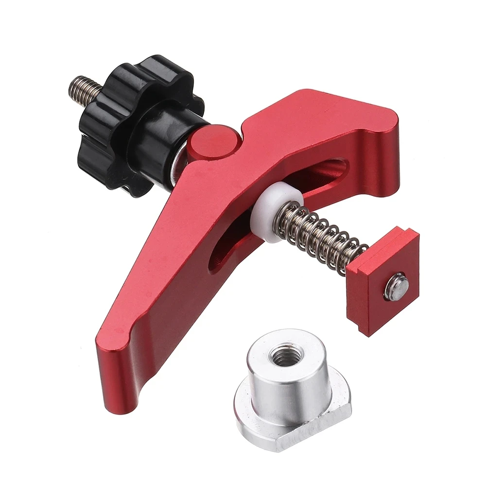 New Quick Acting Hold Down Set T-Slot Clamp T-Track Woodworking For Wood