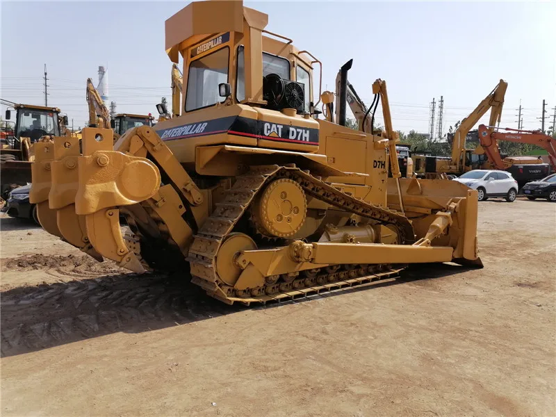Б/у бульдозер CAT D7H гусеничная гидравлическая машина/CAT б/у бульдозеры D6D D7G D8G для