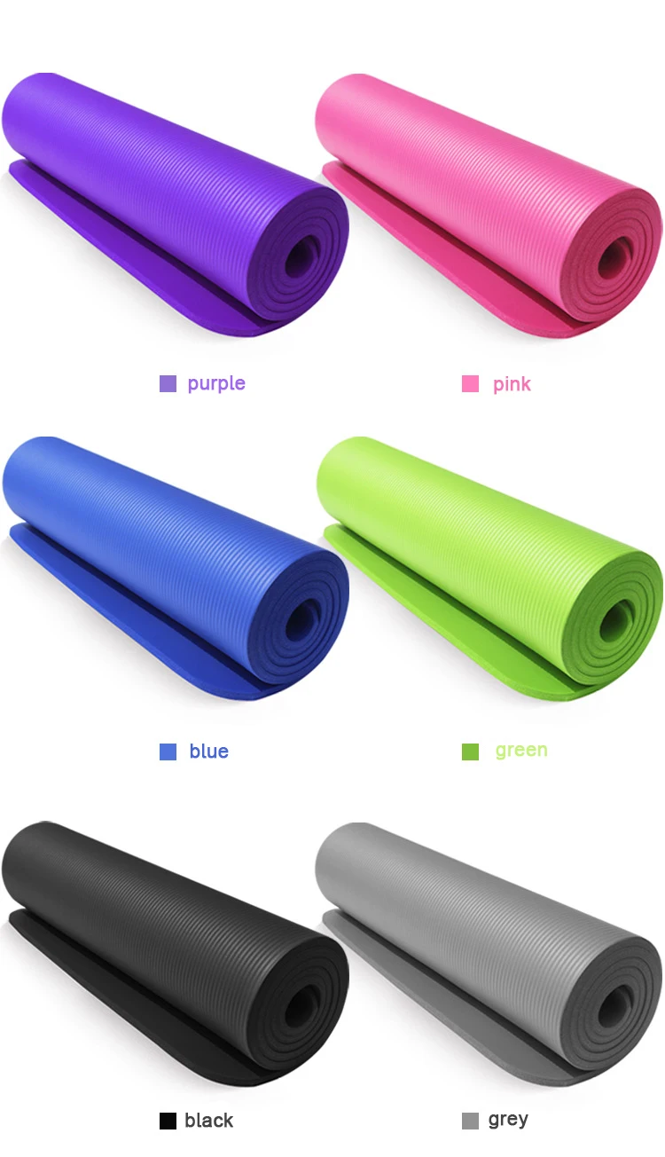 Hot Sale Bulk Gym Sports Workout mat 2 Person 10mm Gymnastics Durable Thick Yoga mat for Pilates Fitness Exercise
