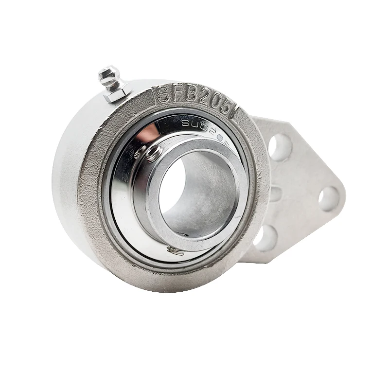 3 BOLTS FLANGE MOUNTED PILLOW BLOCK stainless steel bearings SUC205 UC205-16 SFB205 UCFB205 SUCFB205-16 SUCFB205