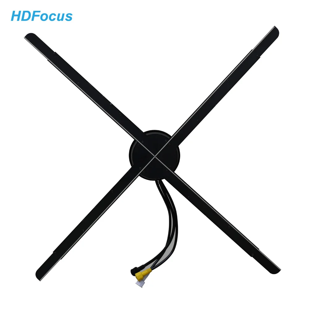 80Cm Ologramas 3D Display Hologram Fan With Ip65 Waterproof 3D Video Projector Holographic Device Hologram 3D Led Fan