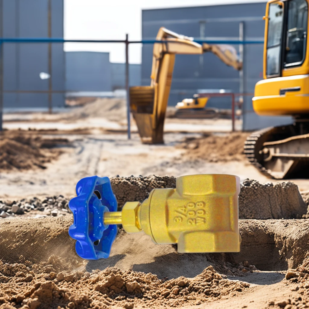 General Application Brass Gate Valve for Water Manual Power High Temperature Oil Media