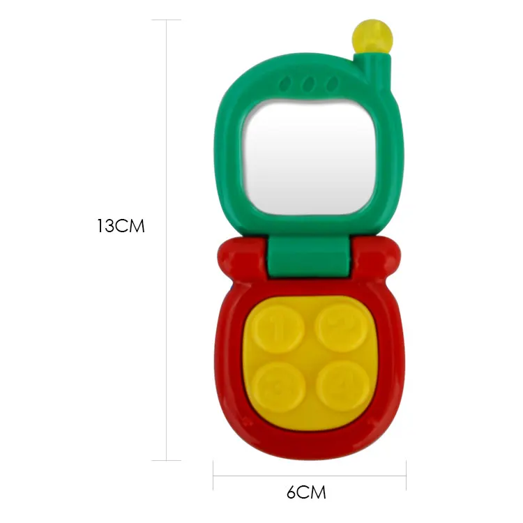 
infant musical mobile phone plastic baby rattle toys for custom 