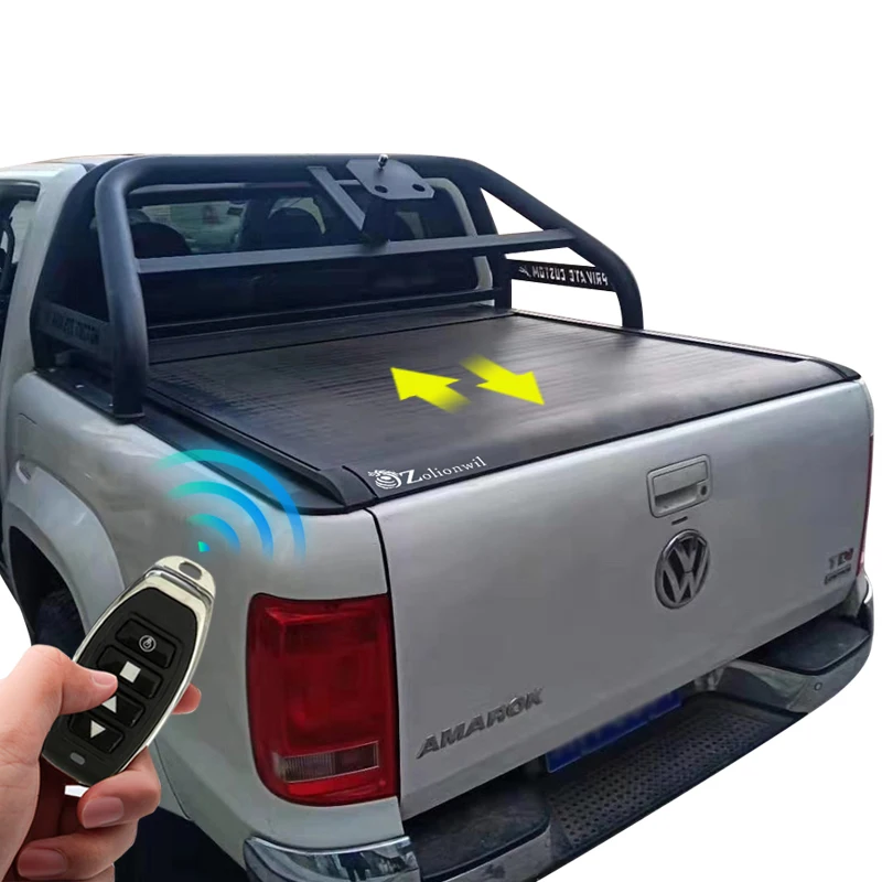 Zolionwil Waterproof 4x4 Electric Roll up Truck Bed Tonneau Covers For VW AMAROK
