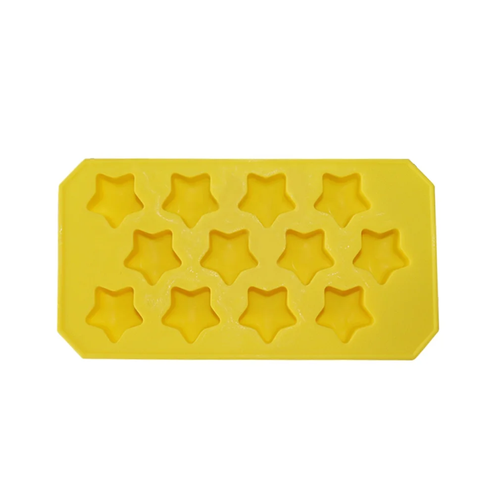 
Customized food grade star shaped design silicone ice cube tray mold 