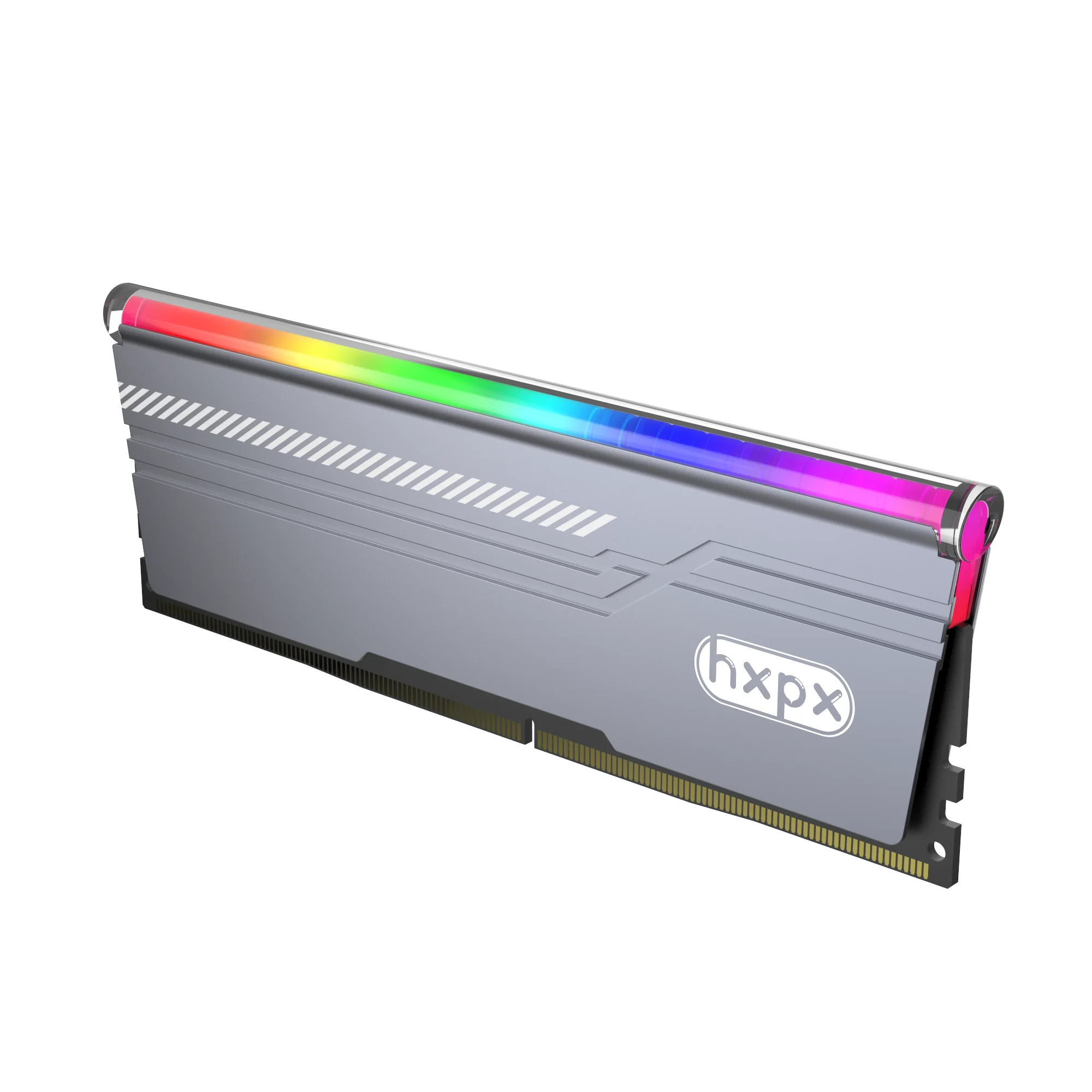 OEM RAM Heatsink RH-02 Color ARGB Radiato aluminum memory Cooler DIY Installation Customizable Connector AURA 3PIN(F/M) Sync