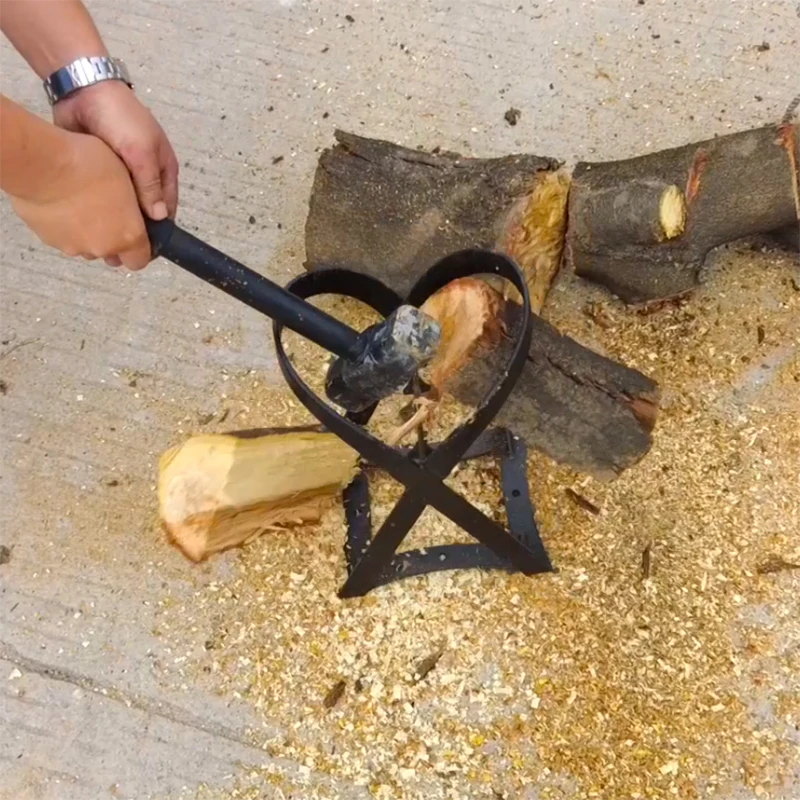 BiggerFire New Style Detachable Firewood Processor Kindling Log Wood Splitter