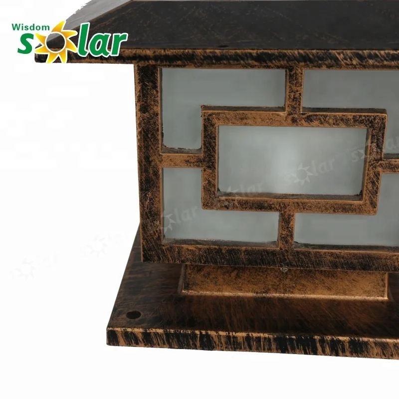 Настил освещения CE Солнечный столб освещение для улицы