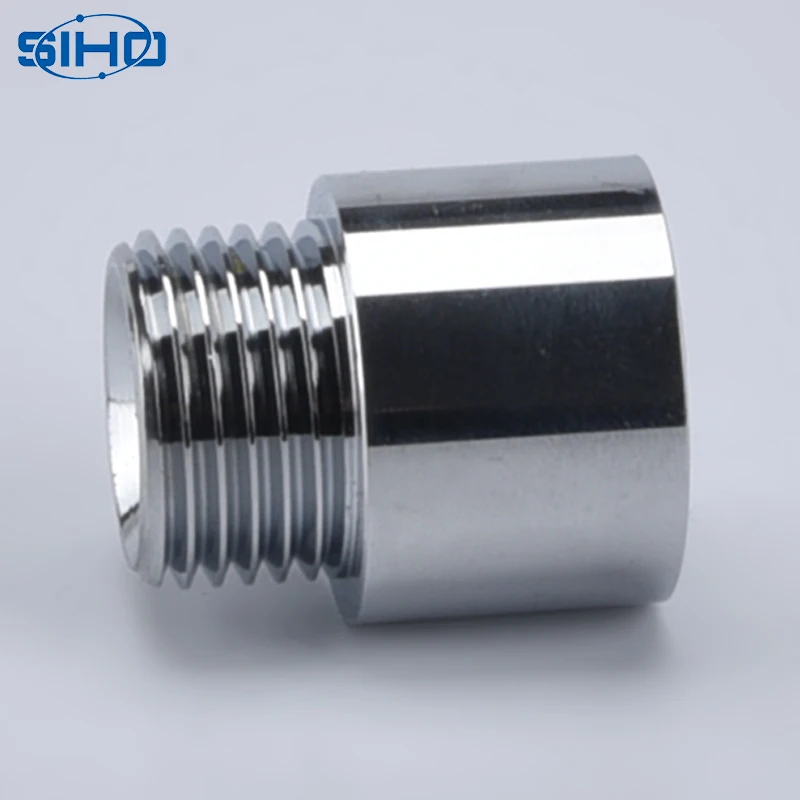 Male female thread stainless steel brass extension nipple with top quality