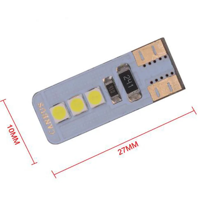 Car Auto LED T10 Canbus 194 W5W 6 SMD 3030 LED Light Bulb No Error LED Light Parking T10 LED Car Side Light Blue