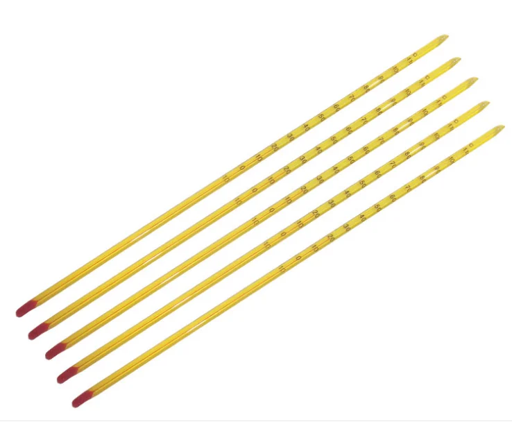 Gelsonlab Hsgc-068 Laboratory Alcohol Thermometer Round Tube Glass Thermometer -20 To 110 Deg C