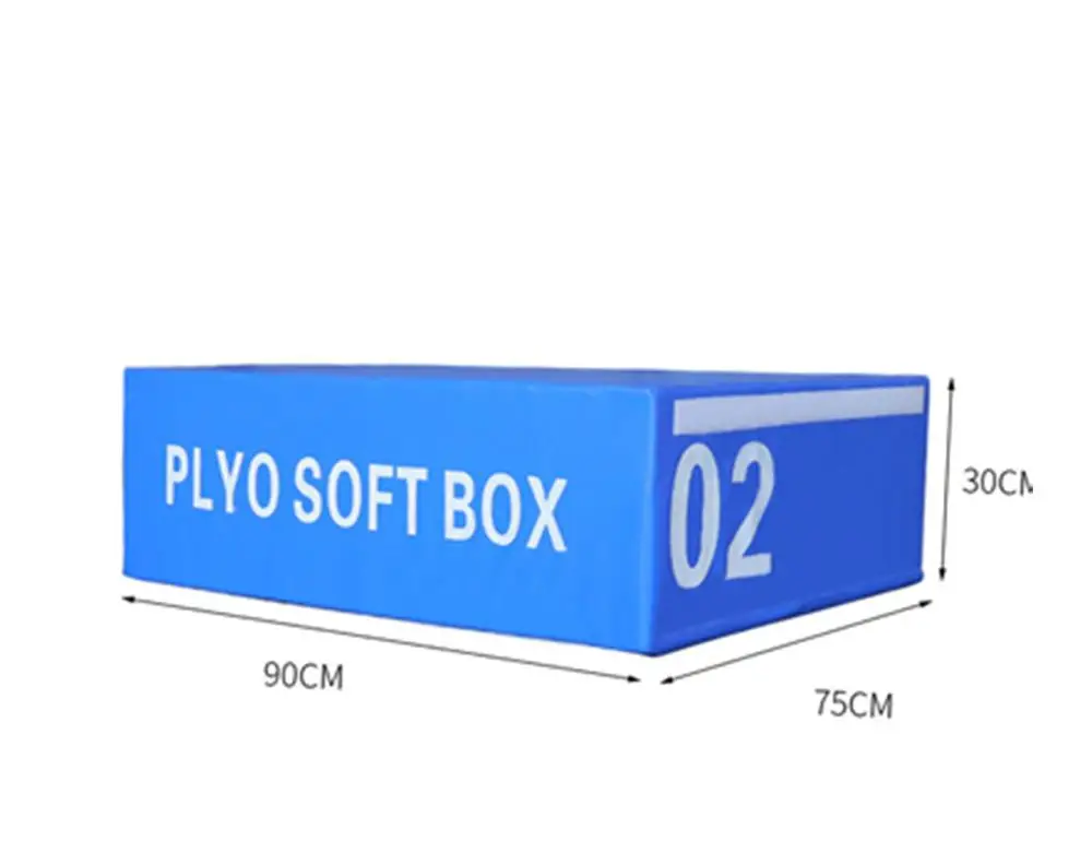 Jumping Plyo Box 4 in 1 Foam Plyometric Box High Density Foam Plyo Box for Gym Jumping Training Fitness Exercise