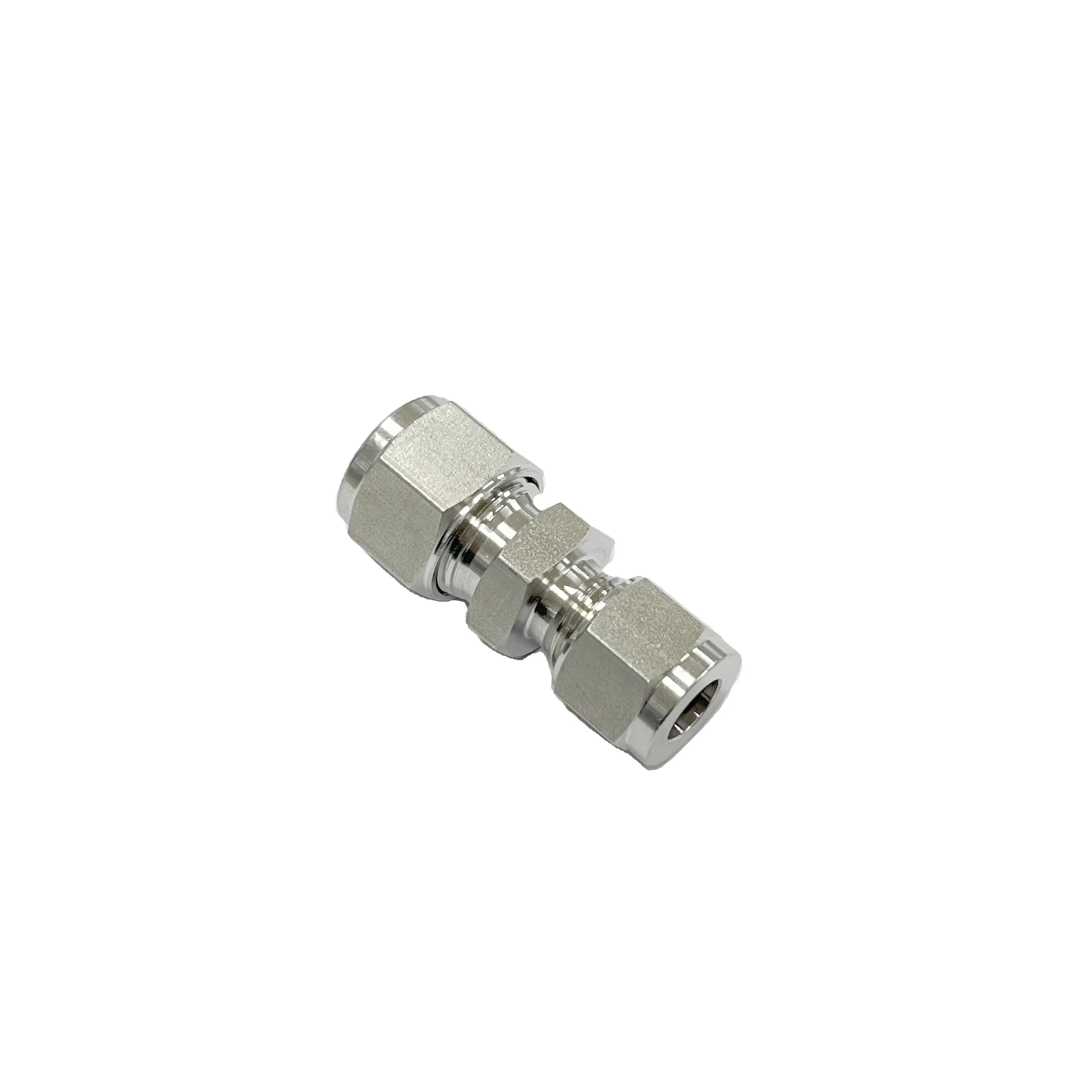 WAKAMASTU High-Pressure Compression Union Adapter Stainless Steel 304/316 Hex Nipple Reducer Instrument Tube Fitting