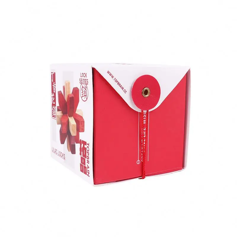 High Quality Classic IQ Wooden Puzzle Mind Brain Teasers Burr Puzzles Game Toys for Adults Children