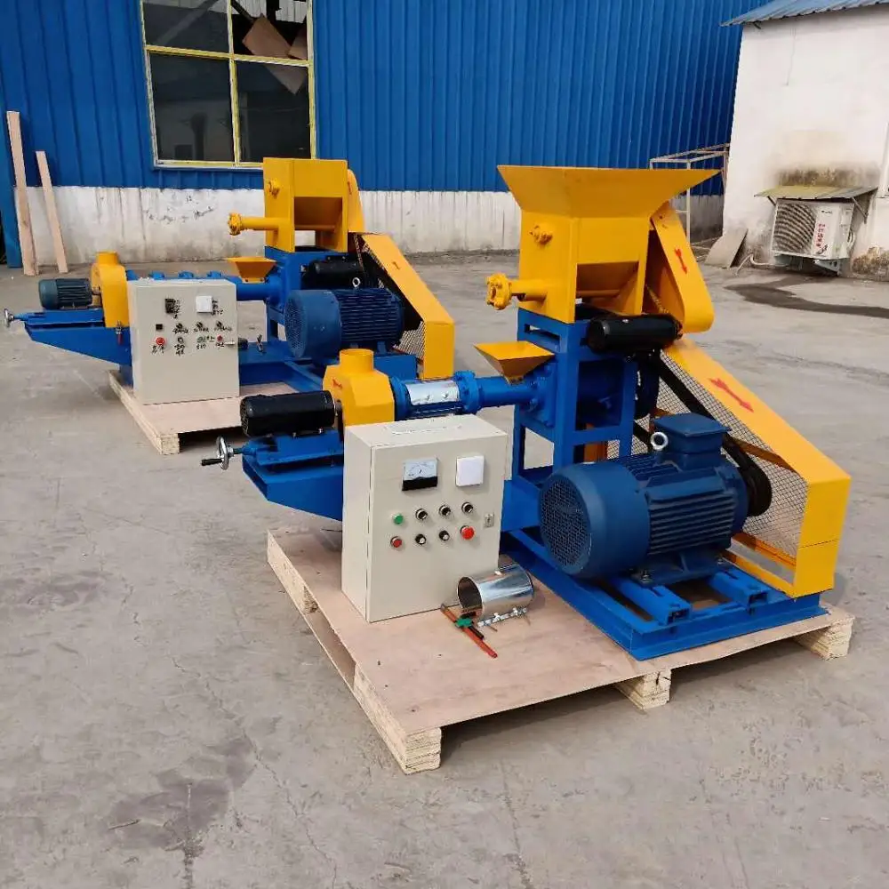 Hot sale floating fish feed extruder/pet feed pellet machine/animal poultry feed pellet mill