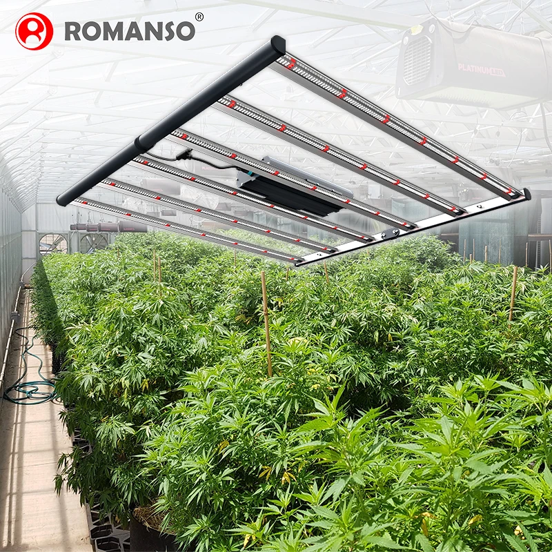 Stock in USA Foldable Romanso Samsung lm301b LED Grow Light IP65 Waterproof 630W 720W 800W LED Grow Light 1000W