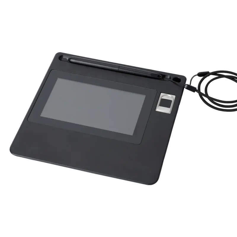 professional 5 inch Paperless thumb scanner pad signature signage Electronic Digital Signature Pad