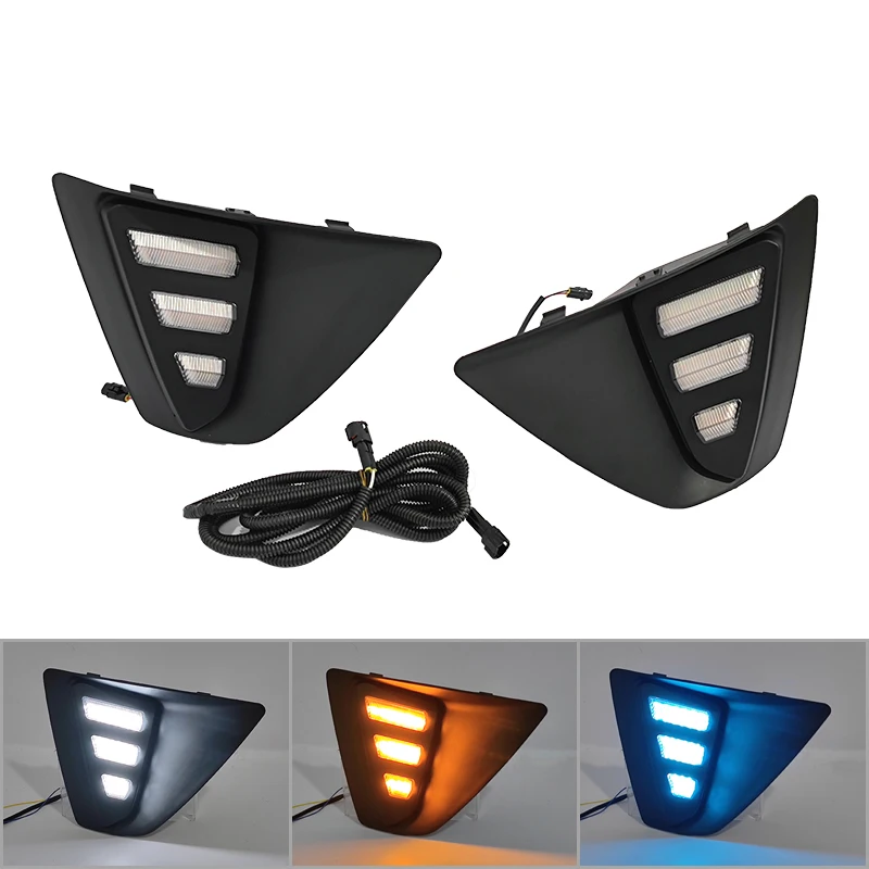 High quality Modified Daytime Running Lights Front Fog Lights Decorative Lights For Ford Focus 09-12