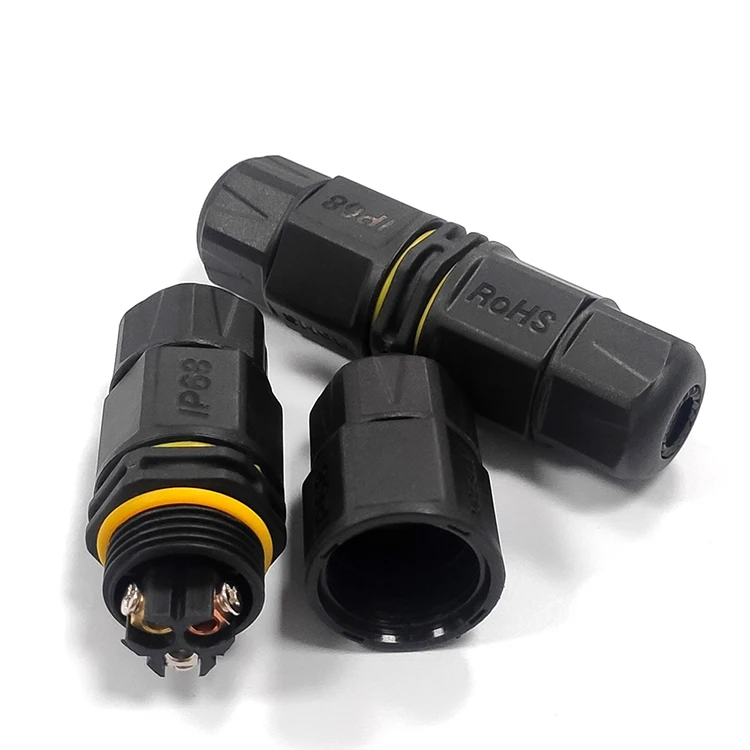 Shenzhen Electrical Wire Circular Underwater Connectors Conector 3 Pin Swivel Waterproof Cable Connector