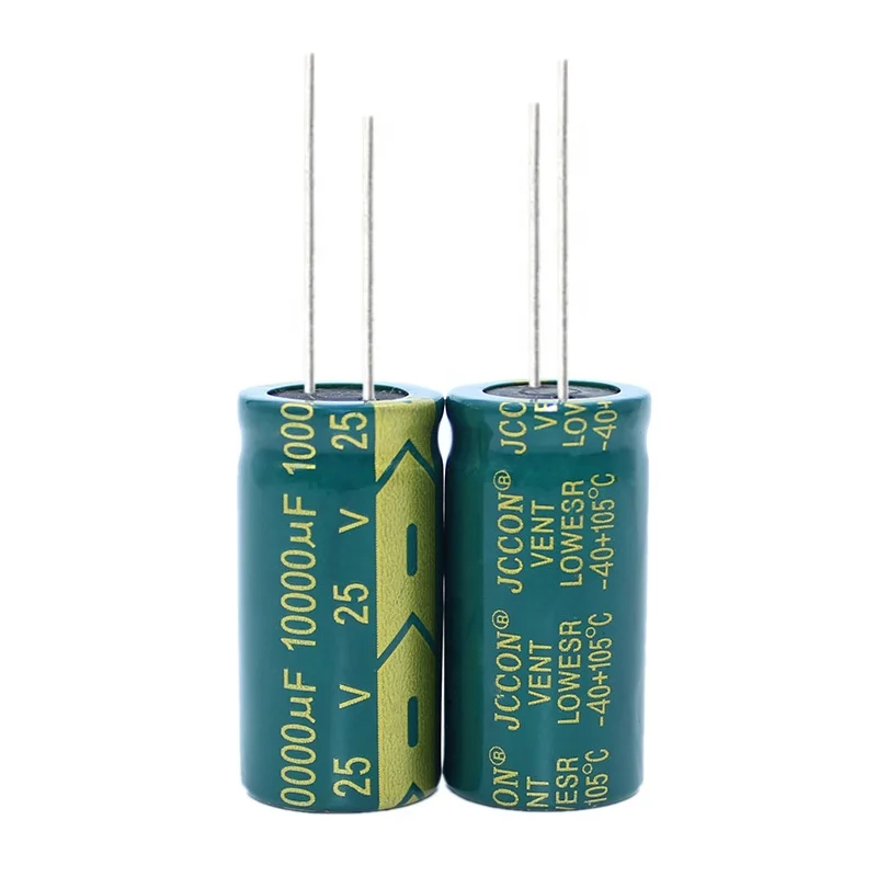 High voltage variable 10000uf 25v ac super capacitors 18x35