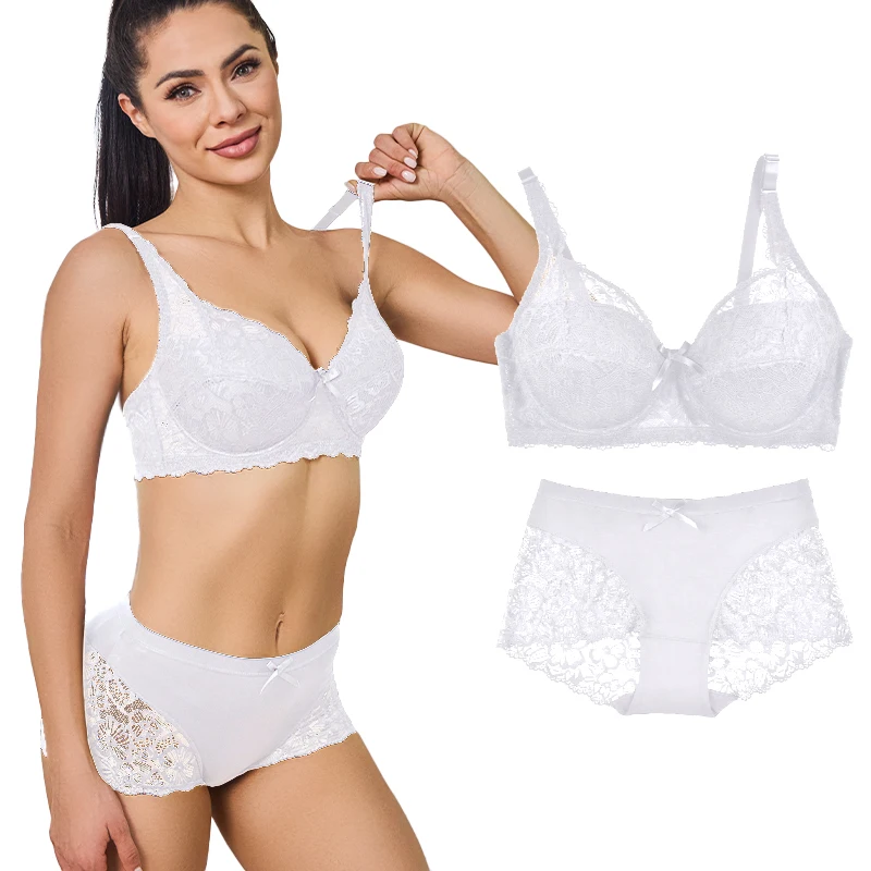 Lace Ropa Interior Para Mujer Women Big Minimizer Bras Plus Size Sexy Ropa Interior De Mujer Sexi For 2 Packs