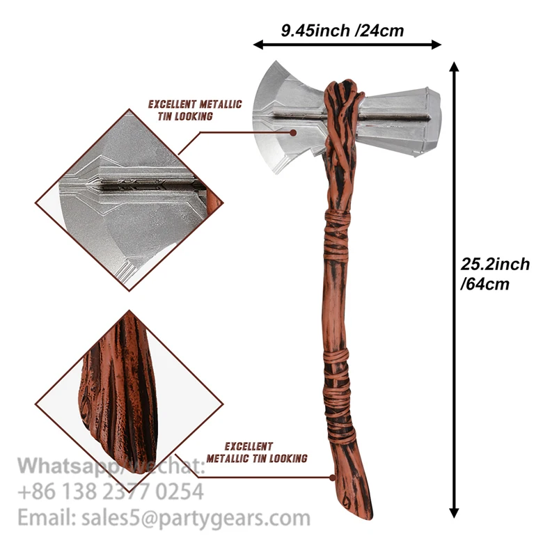 2022 Новый Съемный Детский игрушечный топор реквизит для Хэллоуина косплея фильма оружие из ПУ пены Stormbreaker Thor топор