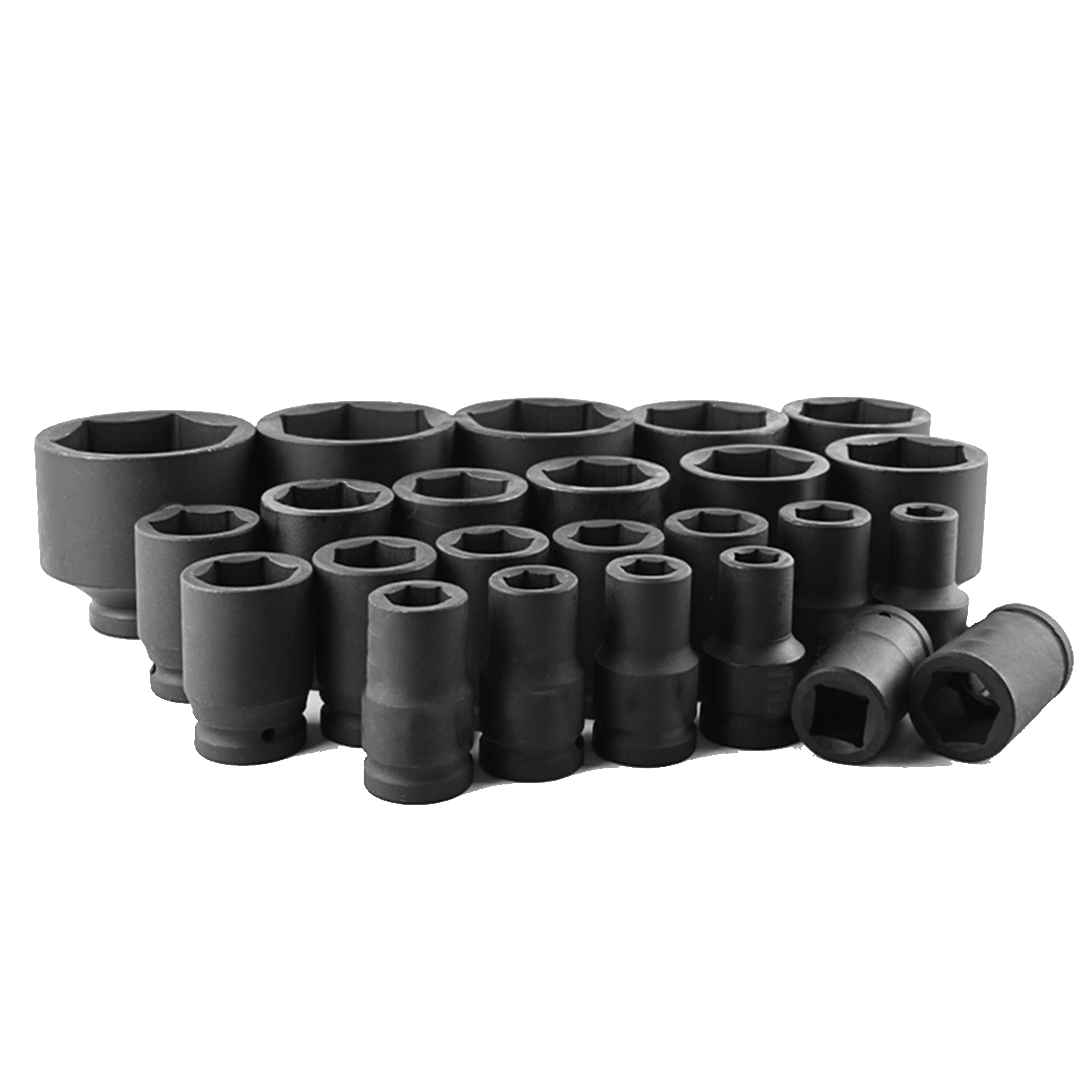 12-point 1Inch Impact Socket CR-MO Manganese Phosphate 120mm 65mm 6-point Heavy Duty Socket