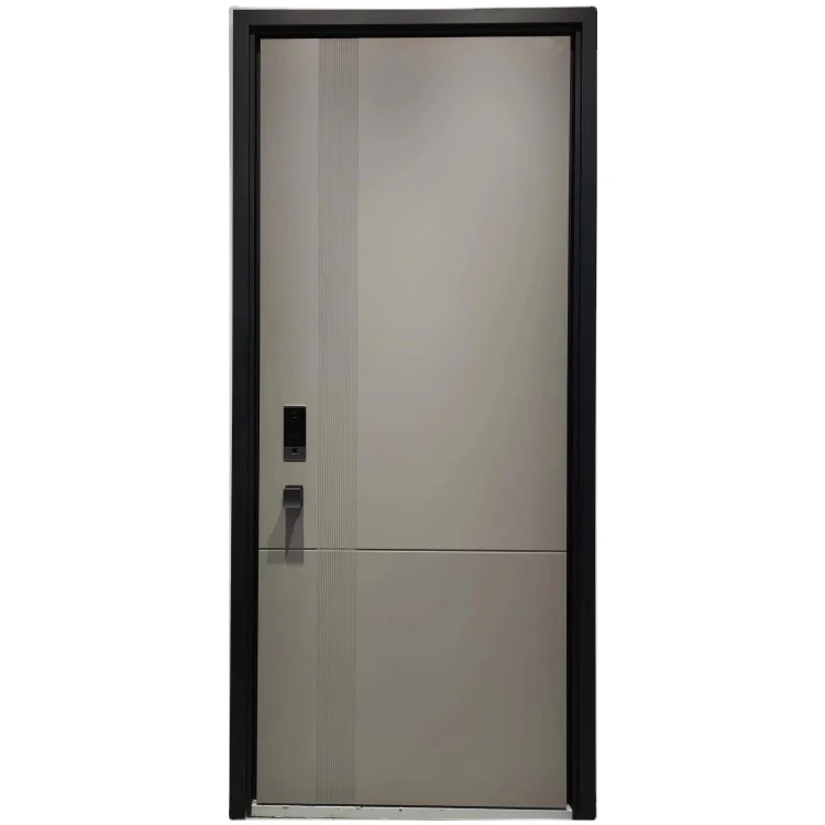 Made in China Modern Design Front Doors for Houses With Smart Lock System Security Door Home