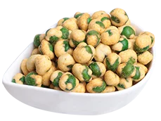 Хорошая цена вкусная китайская суточная закуска с высоким содержанием белка полезный Белый Желтый Жир васаби зеленый горошек