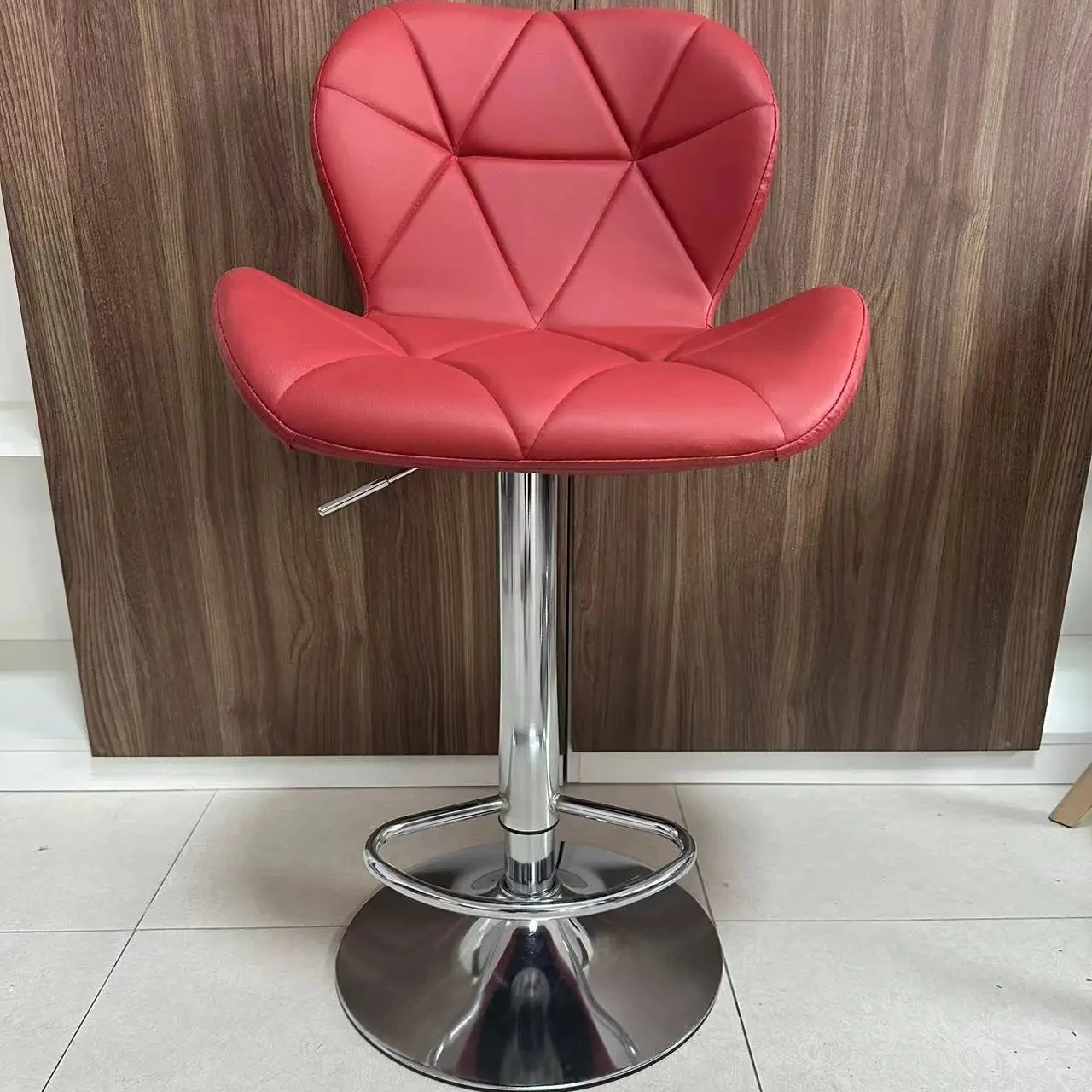 Bar Chair Juego Bancos Benches Swivel Adjustable Height Stool for Restaurants and Ice Cream Parlors