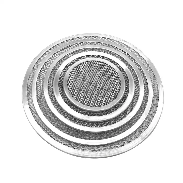 10 Inch 11 Inch 12 Inch 13 Inch Aluminum Round Baking Tray for Homemade Pizza Breadstick/Kitchen Oven