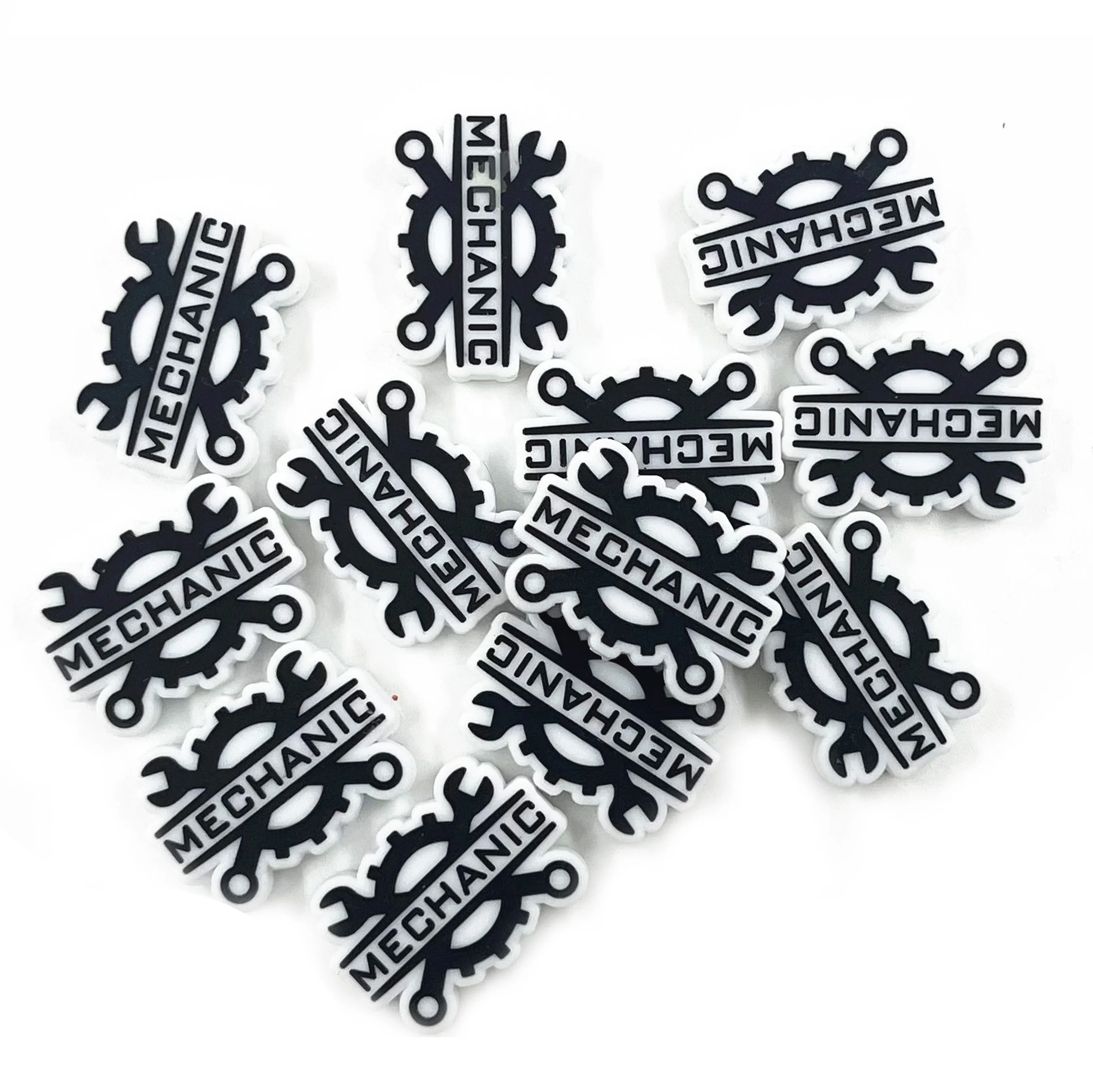 Wholesale Food Grade DIY Charms Necklace Bracelets Keychain Jewelry Cartoon Focal Bead Silicone