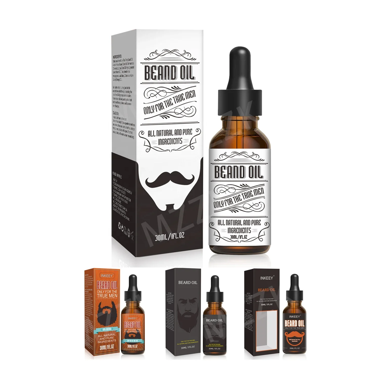 Scented Beard Oil Conditioner 100% Pure Natural Beard Oil for Groomed Beards Mustaches Moisturized Skin