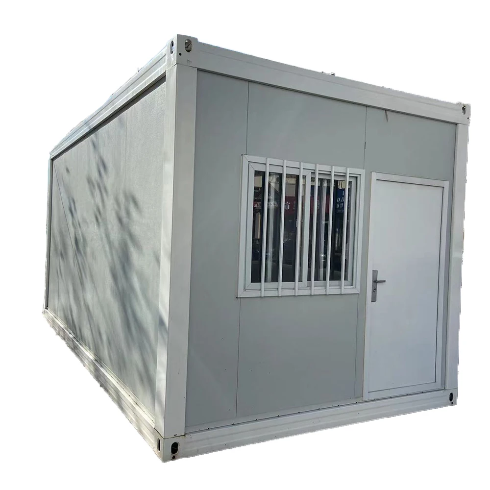 20 футов плоская упаковка металлическая конструкция готовый портативный складной крошечный сборный модульный