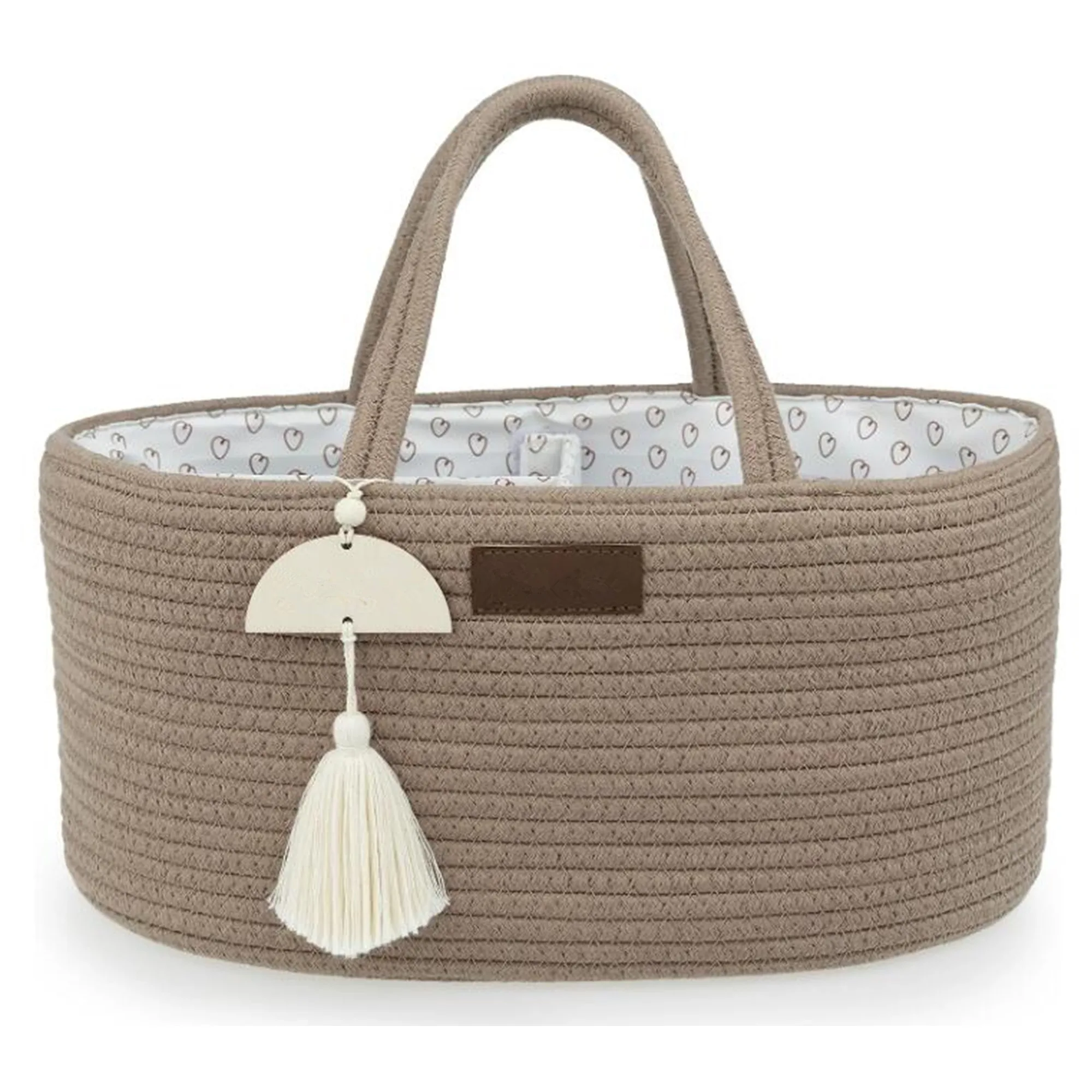 QJMAX High Quality Diaper Caddy Organizer Changing Table Nursery Organizer Diaper Storage for Car & Travel