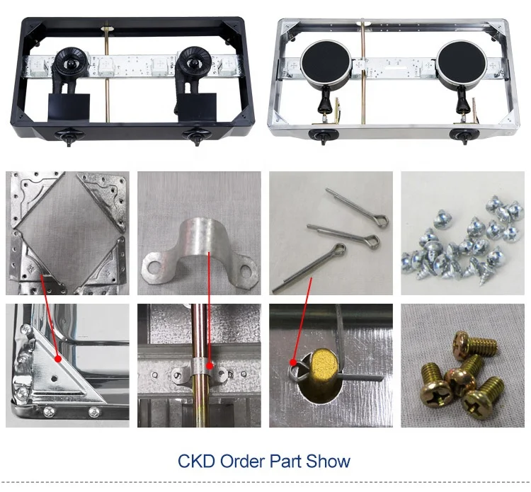 
7mm tempered glass enamel black grills cast iron chinese low price 2 burner glass gas cooker stove 