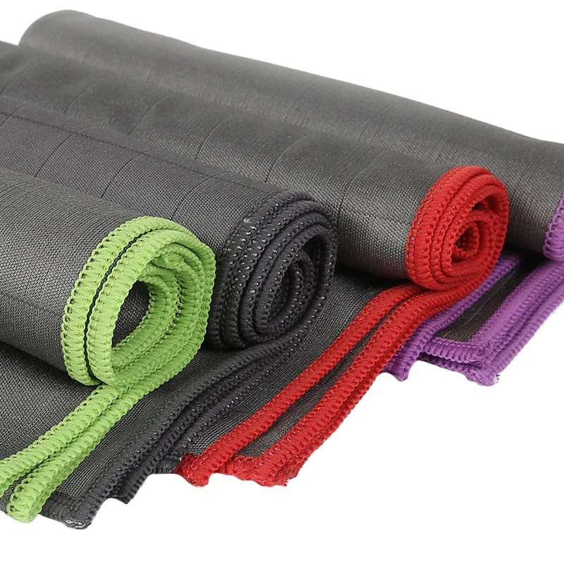 
Personalized Colorful Stitched Clean Microfiber Carbon Fiber Towel 
