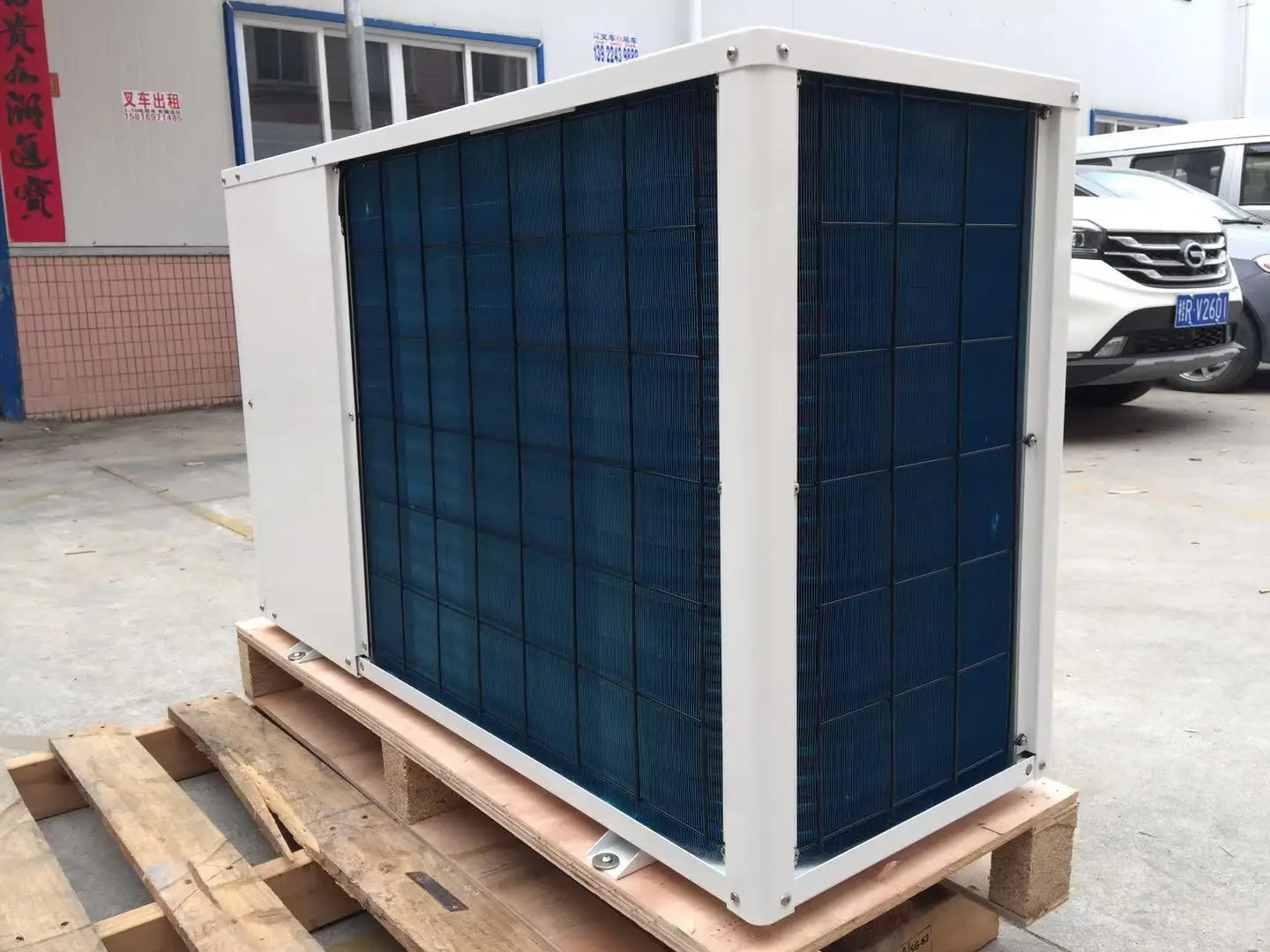 6.3kw Air source heat pump  air cooled mini chiller  heating and cooling