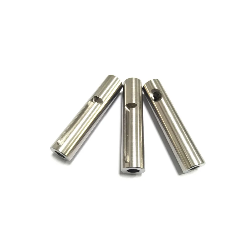 BST Customized High precision aluminum iron eccentric cnc milling / turning pipe spare parts