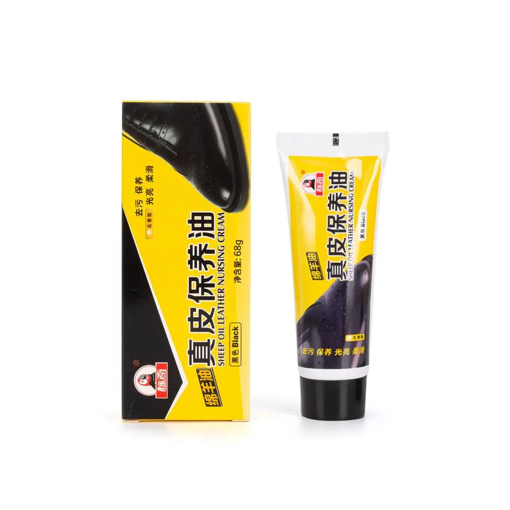 Creamy Leather Shine Popular Sheep Oil Factory Supply In China Biaoqi Brand Cream Paste High Quality Shoe Polish 60 Grams Tubes