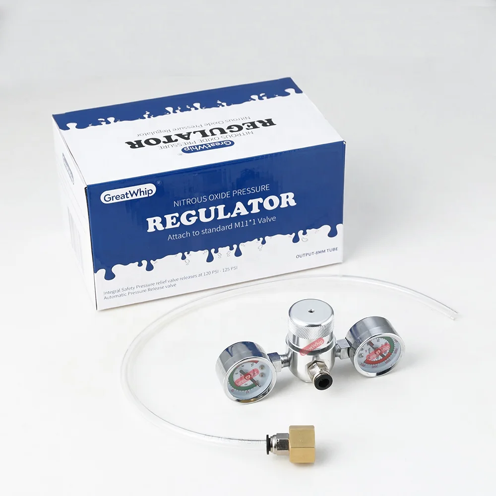GreatWhip Cream Charger 580g Gas Brass Pressure Gas Regulators