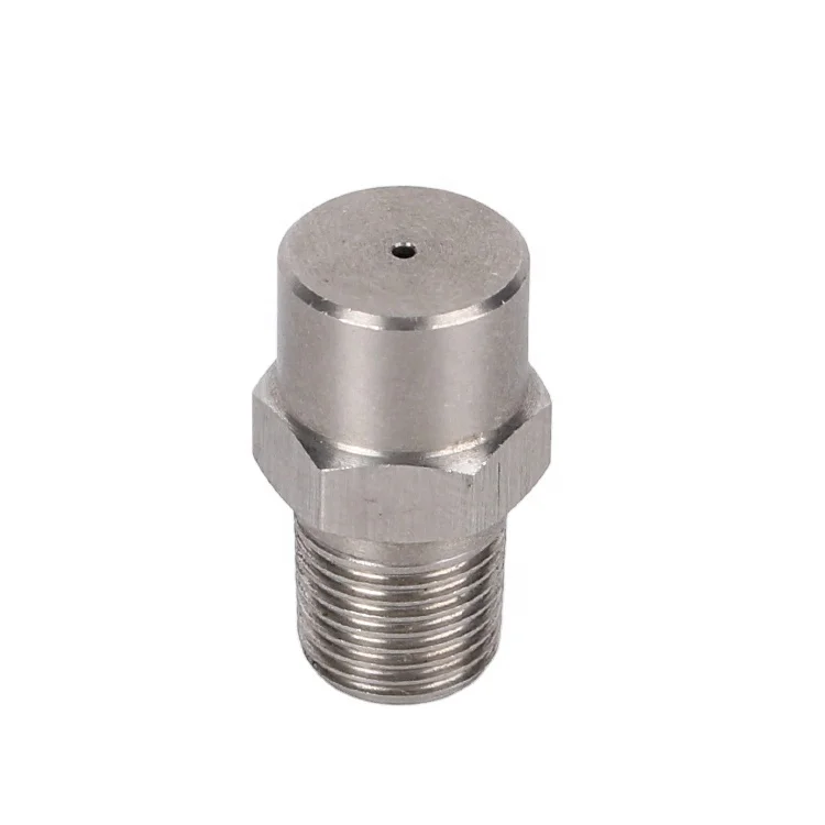 
65 Degrees 1/8 Thread Size Hollow Cone Tip Wide Angle Full Cone Spray Nozzle for Dust Control 