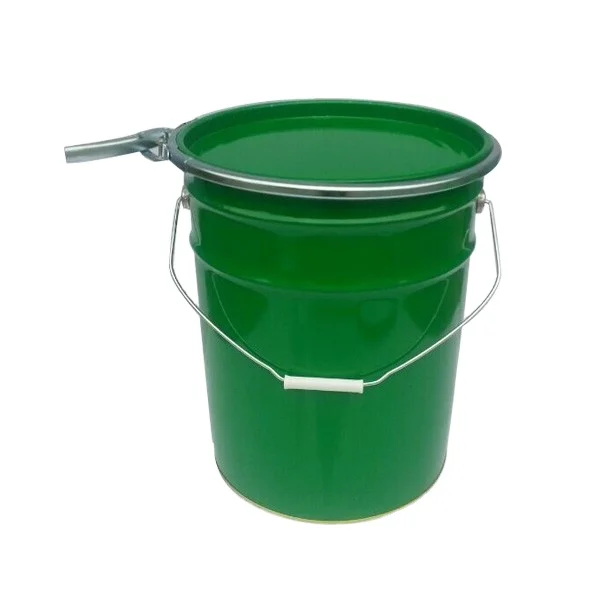 Металлический цилиндрический ведро 5 галлонов с крышками