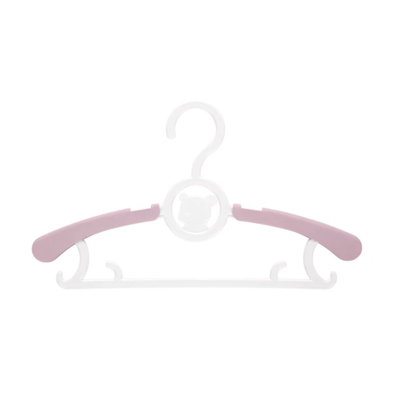 Baby Hangers 6Pcs Plastic Non-Slip Extendable Laundry Infant Pant Hanger For Newborn Clothes Adjustable Children Coat Hanger
