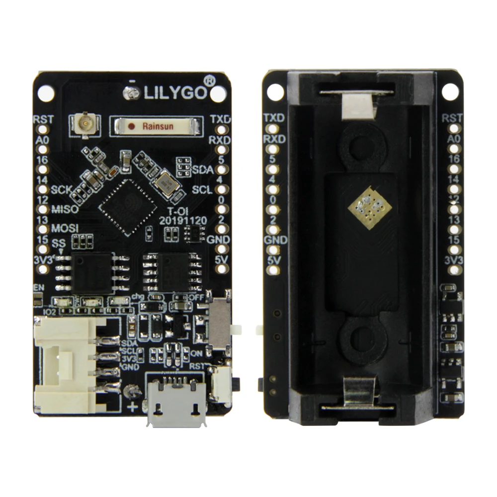 T-OI ESP8266 Chip Rechargeable 16340 Battery Holder Compatible With MINI D1 Development Board