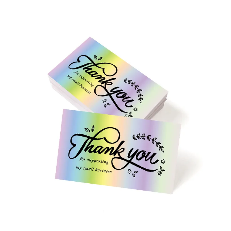 Laser Thank You Card Gift Festival Greeting Card Wedding And Business Party Invitation Card