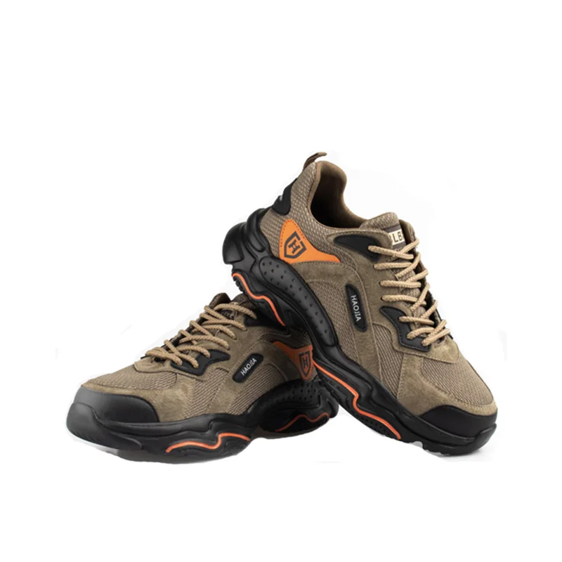 Indestructible Work Shoes Breathable Steel Toe Work Boots Lightweight Breathable Sneakers Anti-slippery Safety Shoes for Men